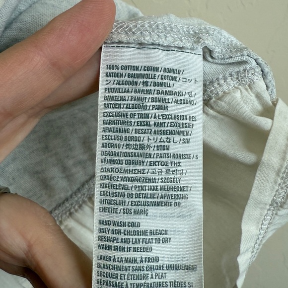 A&F Y2K Tank Top Tunic Racerback Sequin Cotton Beaded Flower Appliqué Small - Picture 6 of 10